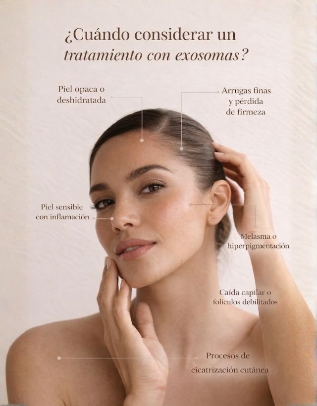 When an exosome treatment is indicated — assessment at Clínica Be Dharma in Medellín