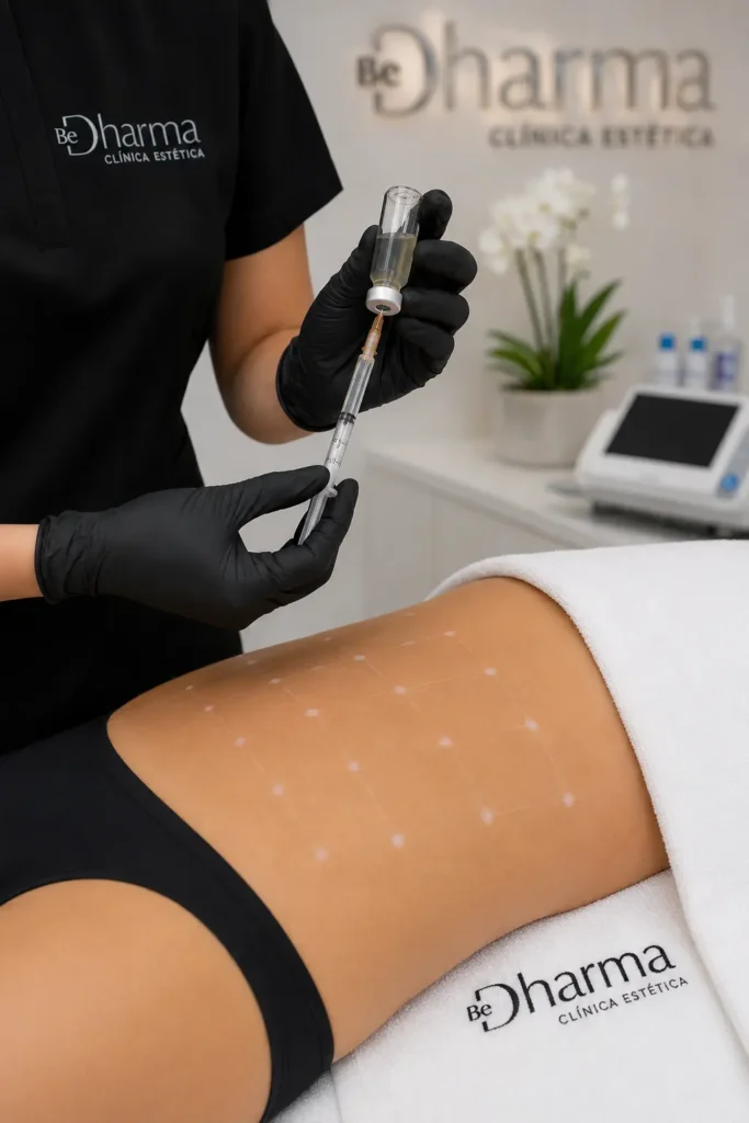 Quemadores de grasa inyectables - Mesoterapia corporal en la clínica eestética Be Dharma de Medellín
