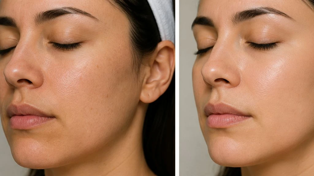 Exosomas - antes y despues - facial - Be Dharma
