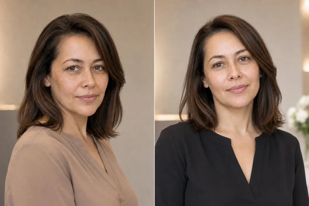 Esperma de salmón - antes y despues - be dharma co