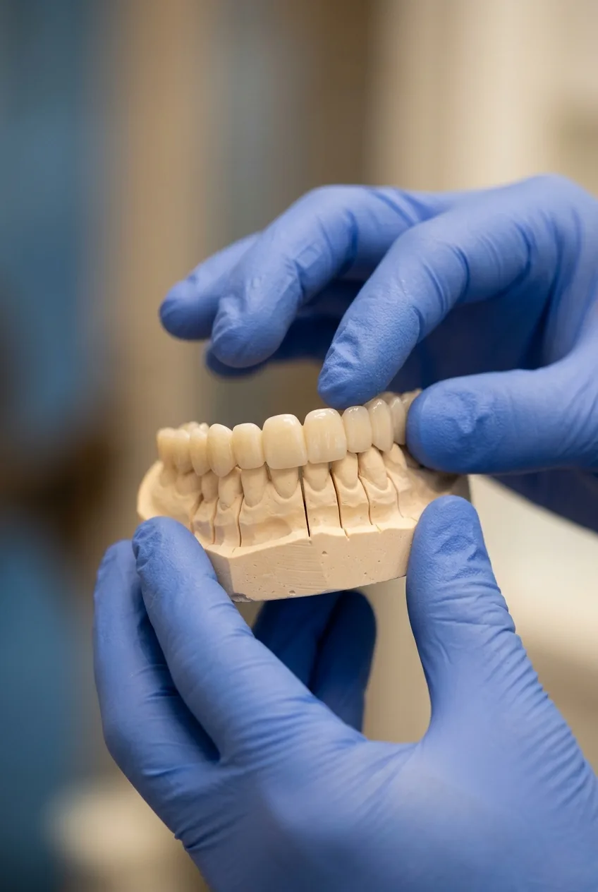 Full-arch dental rehabilitation at the Clínica Be Dharma laboratory in Medellín, Colombia