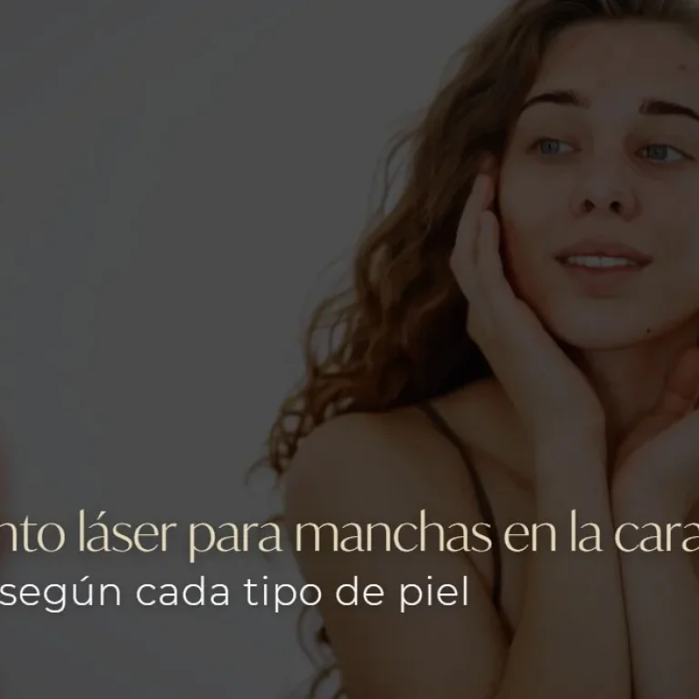 Tratamiento láser para manchas en la cara antes y después en Clínica Be Dharma Medellín